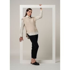 Knitwear: Outta Way Tank Vanilla