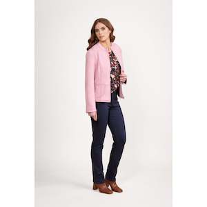 Vassalli: long sleeve lined zip up jacket Rose and Ink