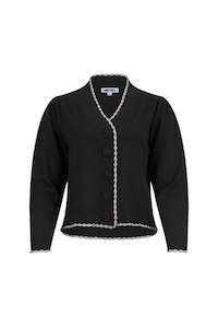 Knitwear: Rosalind cardi black