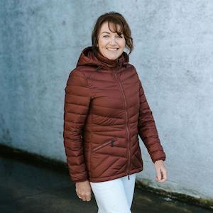 Moke: Cushla jacket cabernet