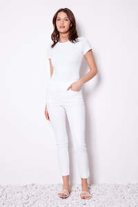 Loom Ankle pant white