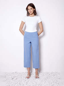 Gaucho crop pant sky