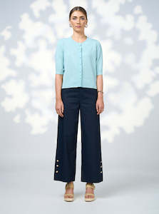 Mica cardi tiffany blue