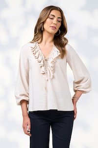 Evie blouse bone