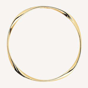 Bracelets: Najo Garden of Eden 14k Gold Plated Bangle #25340
