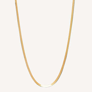 Najo Herringbone Necklace (14ct Gold Plated) #25124