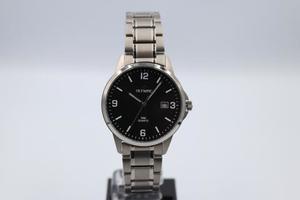 Watches: Olympic Titanium Luminous Hands Black Face Watch #24795