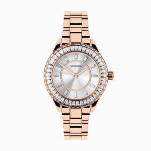 Sekonda Margot Ladies Watch | Rose Gold Alloy Case & Stainless Steel Bracelet wi&hellip;