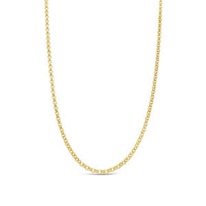 Chains: 9ct Yellow Gold Round Belcher Chain #