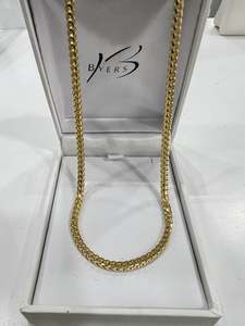 9ct Yellow Gold 45cm Franco Chain #