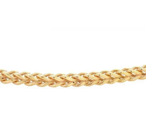 Chains: 9ct Yellow Gold Square Spiga Chain 55cm #24933
