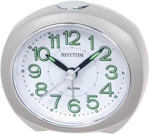 Clocks: Rhythm Beep Alarm Clock Resin  #24841