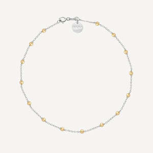 Najo Algonquin Two Tone Anklet #24528