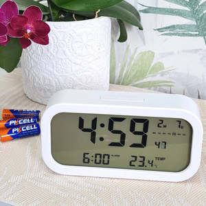 Clock Digital C31W White #25551 #25555