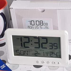 Clock Digital C4W White #25559