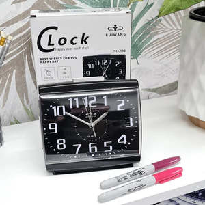 Clocks: Alarm Clock Easy Read Black #25583