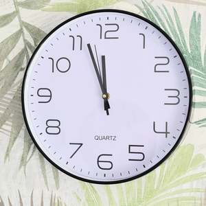 Clocks: Clock Wall C60 Black #25580