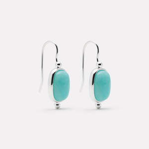 Earrings: Najo Fleur Amazonite Earrings # 25682