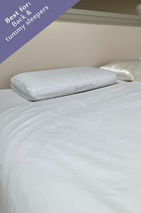 The Cuddle in Comfort Set: Gel Memory Foam Pillows, Silk Pillowslips & Microfibr&hellip;