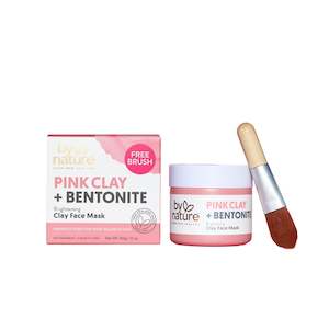 Masks: Brightening Clay Mask with Pink Clay + Witch Hazel + Kawakawa Extract