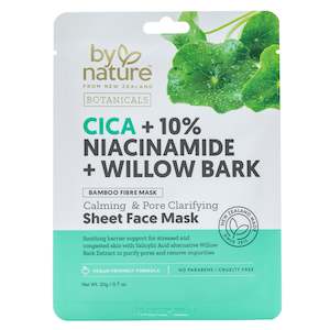 Cica + 10% Niacinamide + Willow Bark Sheet Face Mask