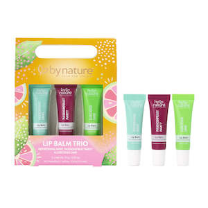 Lip Balm Trio - Mint, Passionfruit & Lime