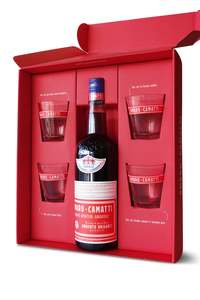 Gift Packs: Sangallo Amaro Camatti 1L & 4 Tumblers Gift Set
