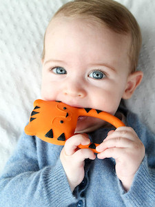Products: Nalu the Tiger teether chalk + cheese