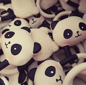 Panda the Teether chalk + cheese