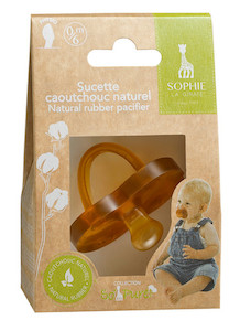 Sophie la girafe® Natural rubber pacifier 0-6 months chalk + cheese