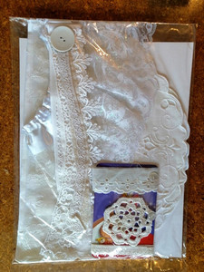 Products: White Linen and Lace mini-Collection Unpinned Creative