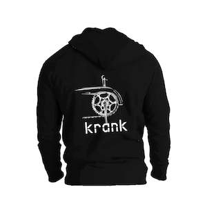 Apparel: Hoodie: Krank Print - Black (Unisex)
