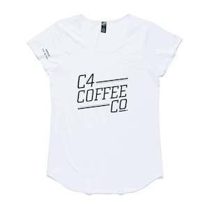 Apparel: T Shirt C4 Coffee Co Womans