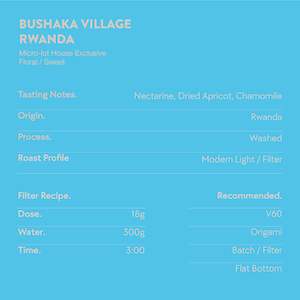 Rwanda Bushaka Village Washed Bourbon