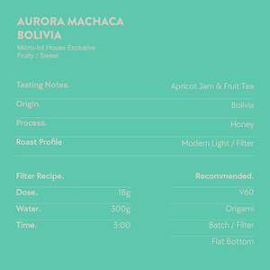 Bolivia: Finca Aurora Machaca