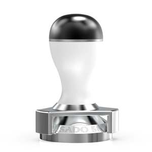 Puck Prep: Pesado Depth Adjuster Tamper White/Black