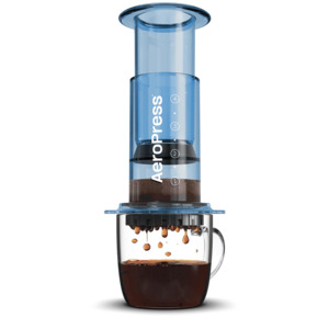 AeroPress Clear Colors Coffee Press Blue