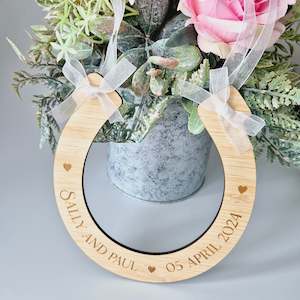 Wedding Horseshoe Gift