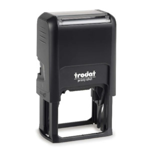 Custom Text Stamps: Trodat 4941 Self Inking Stamp (41x24mm)
