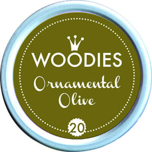 New Arrivals: Colop Woodies Stamp Pad 38mm - Ornamental Olive