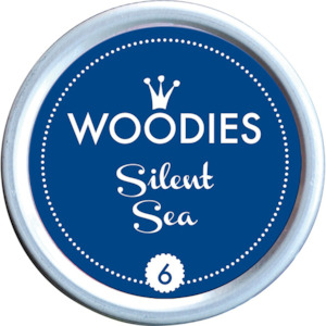 Ink Pads And Accessories: Colop Woodies Stamp Pad 38mm - Silent Sea