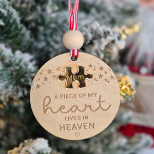 New Arrivals: A Piece of My Heart - Memorial Christmas Ornament