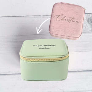 Mint Personalised Jewellery Box