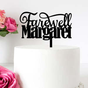 Farewell Cake Topper