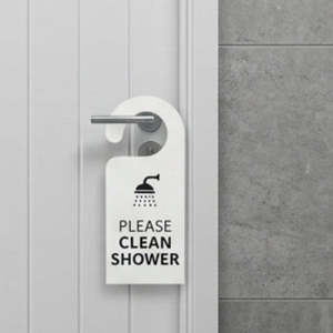 Laser Cut Wood Gifts: Custom Salon & Business Door Sign Hanger | Stamps & More NZ
