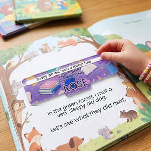 New Arrivals: Personalised Acrylic Reading Guide & Line Tracker for Kids