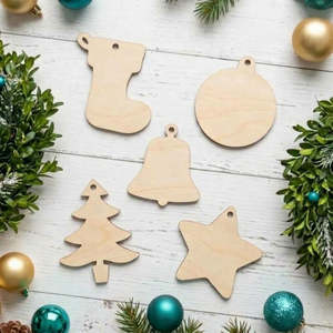 Laser Cut Wood Gifts: Blank Plywood Craft Shapes & Wooden Ornaments | Stamps & More NZ
