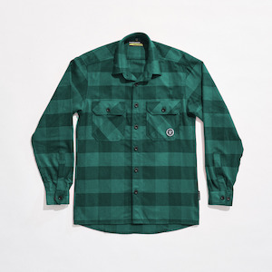 Mens Tops: Checked Flannel Shirt Mens