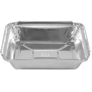 Foil Containers: Small Rectangular Take-Away Containers