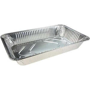 Single Serve Pie Tart: Uni-Foil X-Large Deep Rectangle Foil Catering Tray
